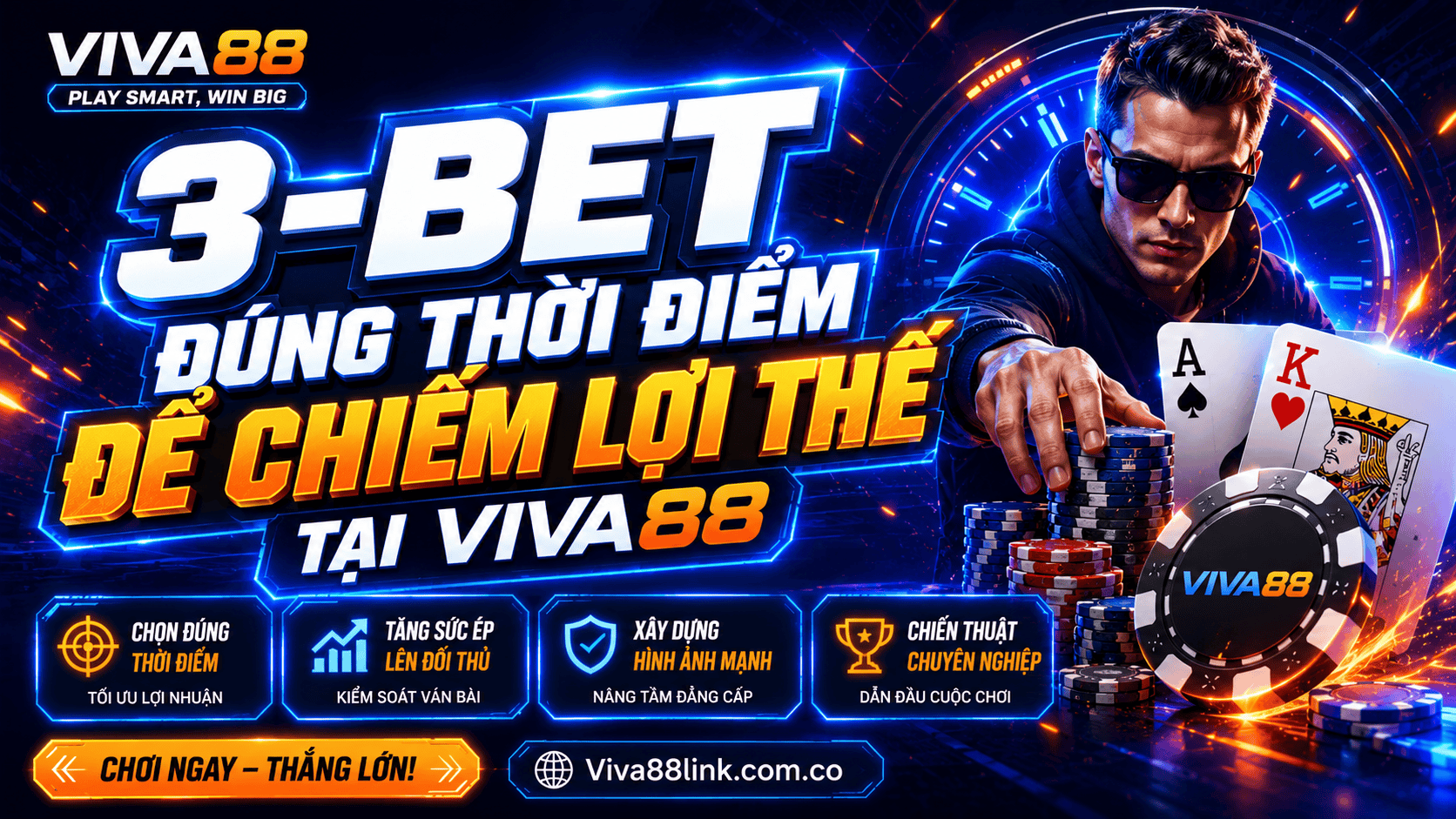 3-Bet đúng thời điểm để chiếm lợi thế tại Viva88 3-Bet đúng thời điểm để chiếm lợi thế tại Viva88