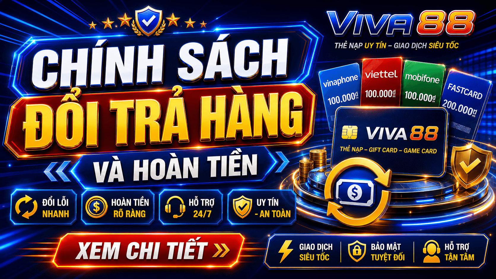 Chính sách đổi trả hàng và hoàn tiền tại Viva88 Chính sách đổi trả hàng và hoàn tiền tại Viva88