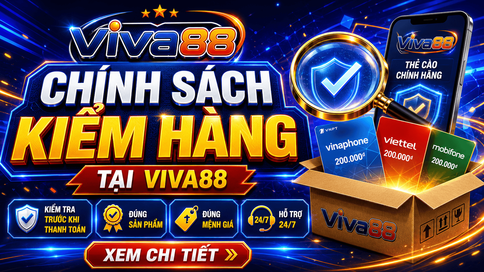 Chính sách kiểm hàng tại Viva88 Chính sách kiểm hàng tại Viva88