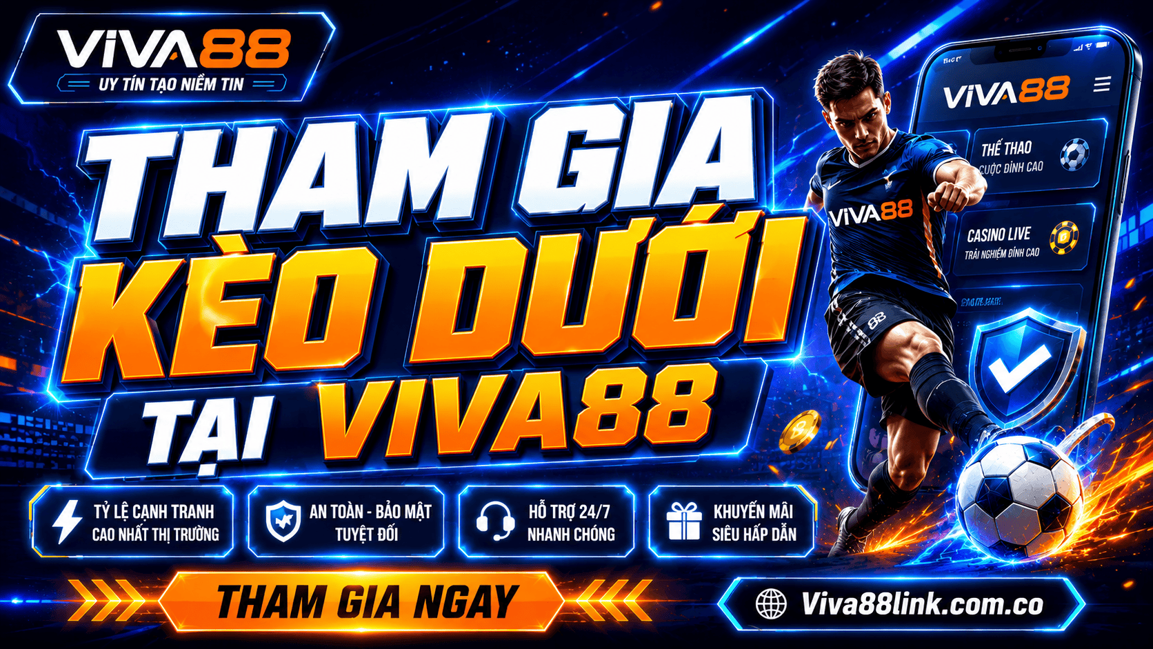 Cách để tham gia kèo dưới tại Viva88 Cách để tham gia kèo dưới tại Viva88