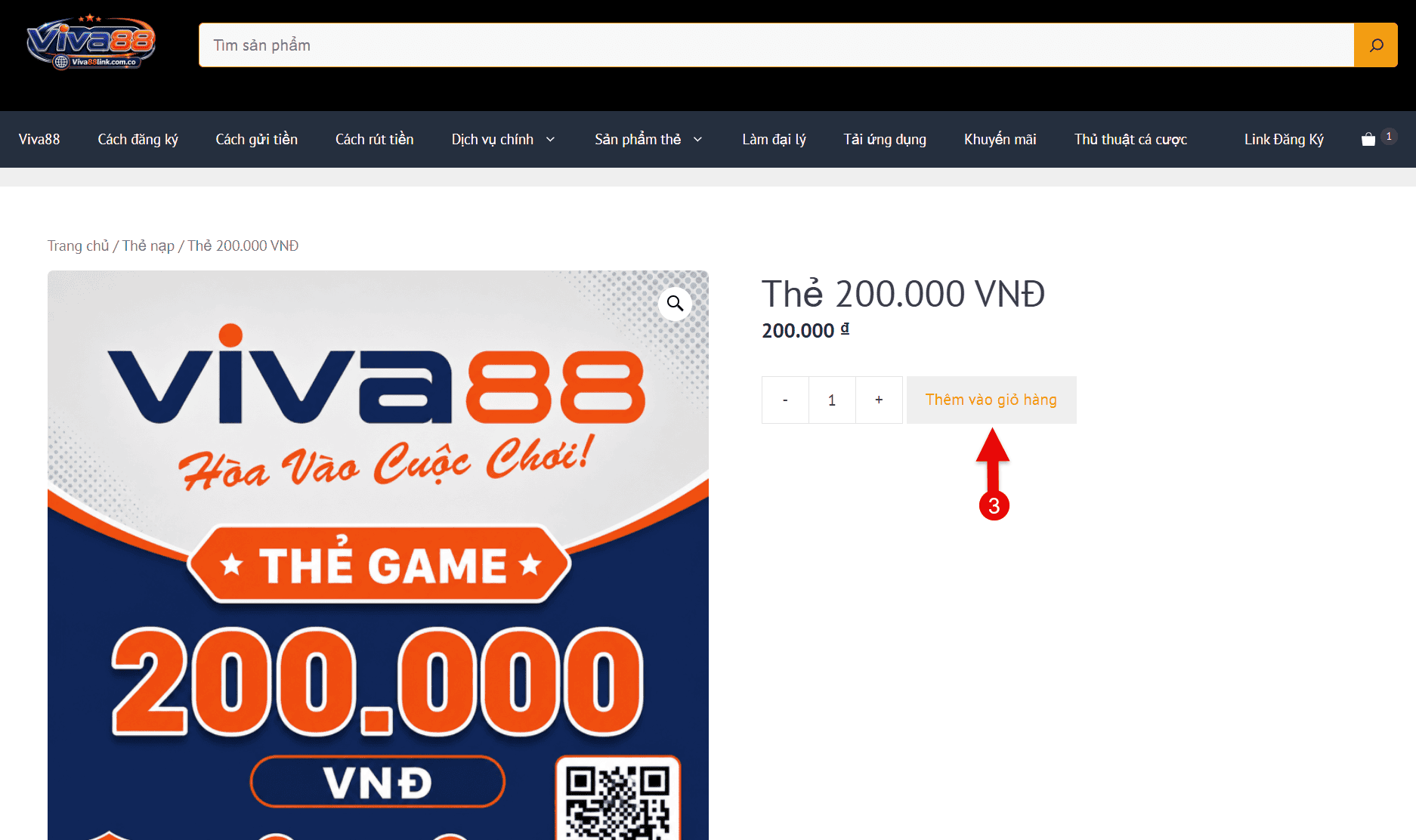 Hướng dẫn mua thẻ nạp Bước 3 Hướng dẫn mua thẻ nạp Bước 3