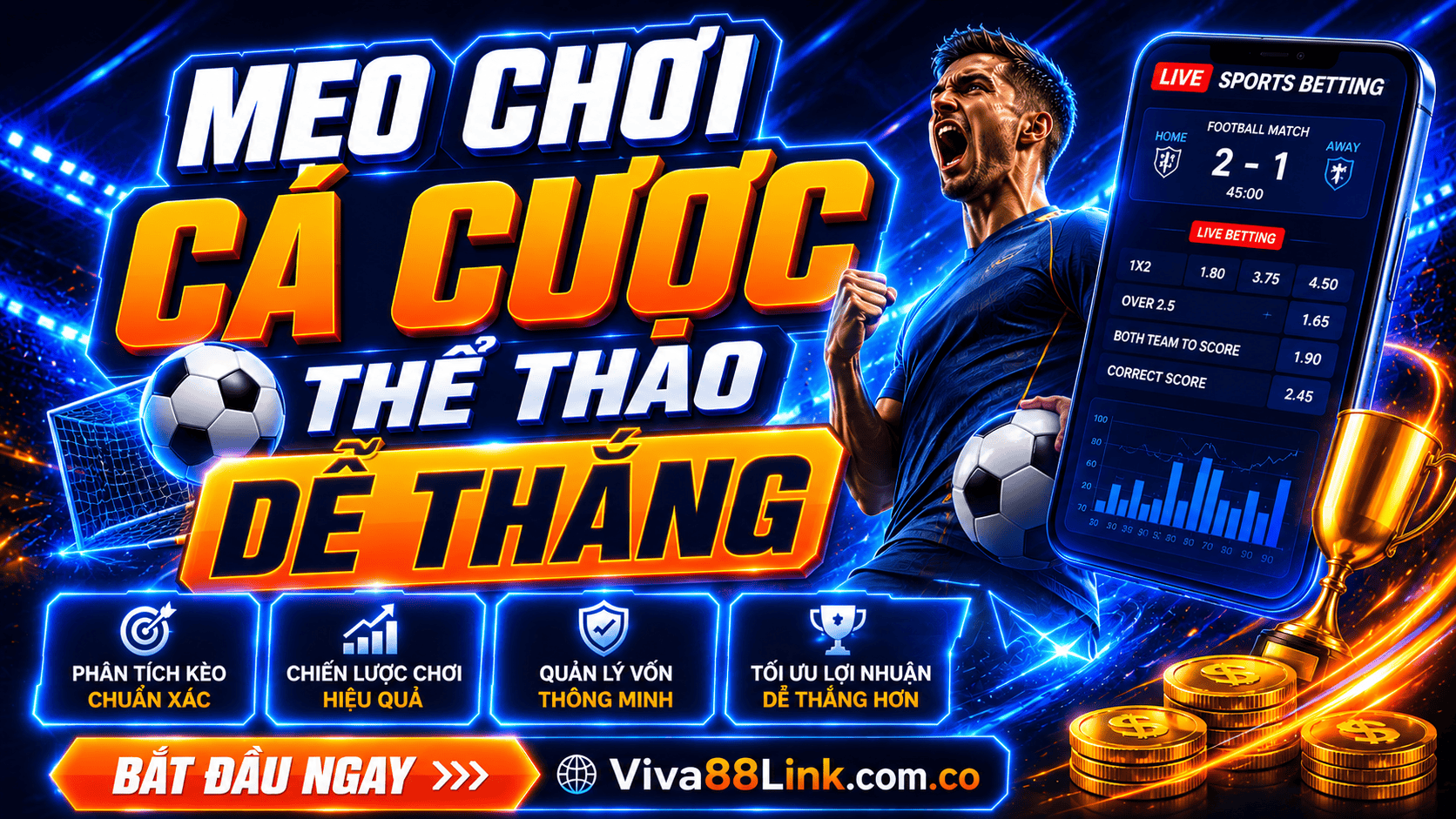 Có mẹo chơi cá cược thể thao dễ thắng để kiếm tiền nhanh Có mẹo chơi cá cược thể thao dễ thắng để kiếm tiền nhanh
