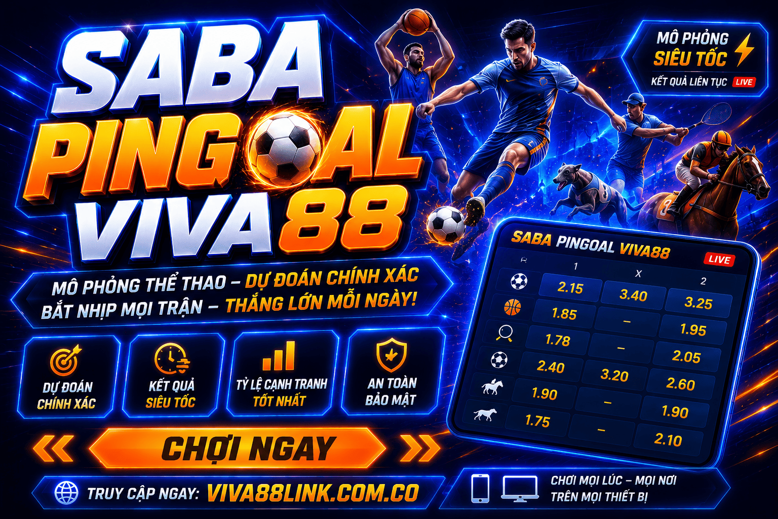 Saba PinGoal Viva88 – Nền tảng cá cược nhanh, linh hoạt và đầy kịch tính Saba PinGoal Viva88 – Nen tang ca cuoc nhanh, linh hoat va day kich tinh
