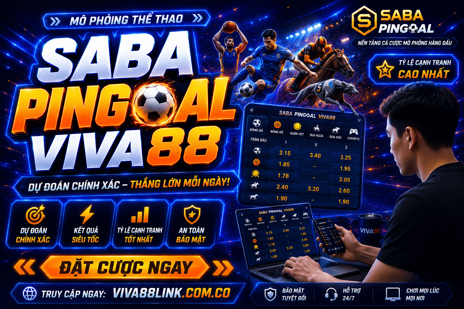 Saba PinGoal Viva88 – Nền tảng cá cược nhanh, linh hoạt và đầy kịch tính 2 Saba PinGoal Viva88 – Nen tang ca cuoc nhanh, linh hoat va day kich tinh 2