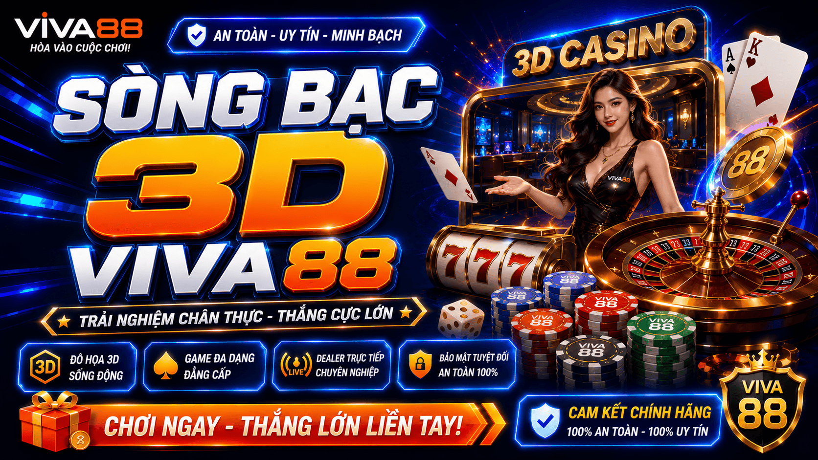 Sòng bạc 3D online đỉnh cao tại trang chủ Viva88 Sòng bạc 3D online đỉnh cao tại trang chủ Viva88
