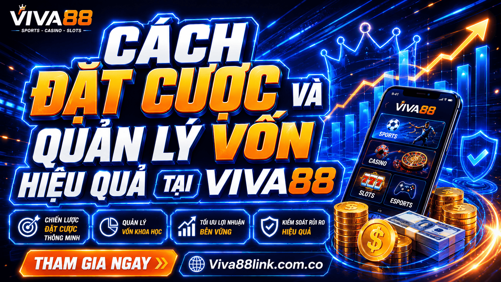 Cách đặt cược và quản lý vốn hiệu quả tại Viva88 Cách đặt cược và quản lý vốn hiệu quả tại Viva88
