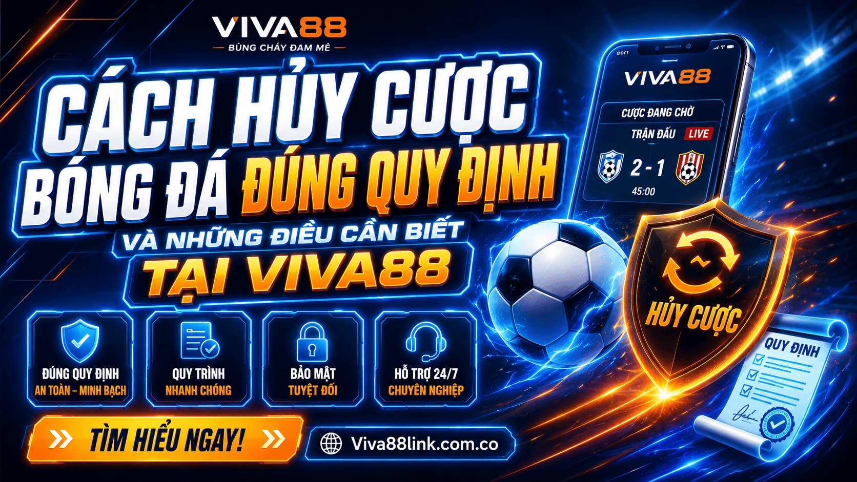 Cách hủy cược bóng đá đúng quy định và những điều cần biết tại Viva88 Cách hủy cược bóng đá đúng quy định và những điều cần biết tại Viva88