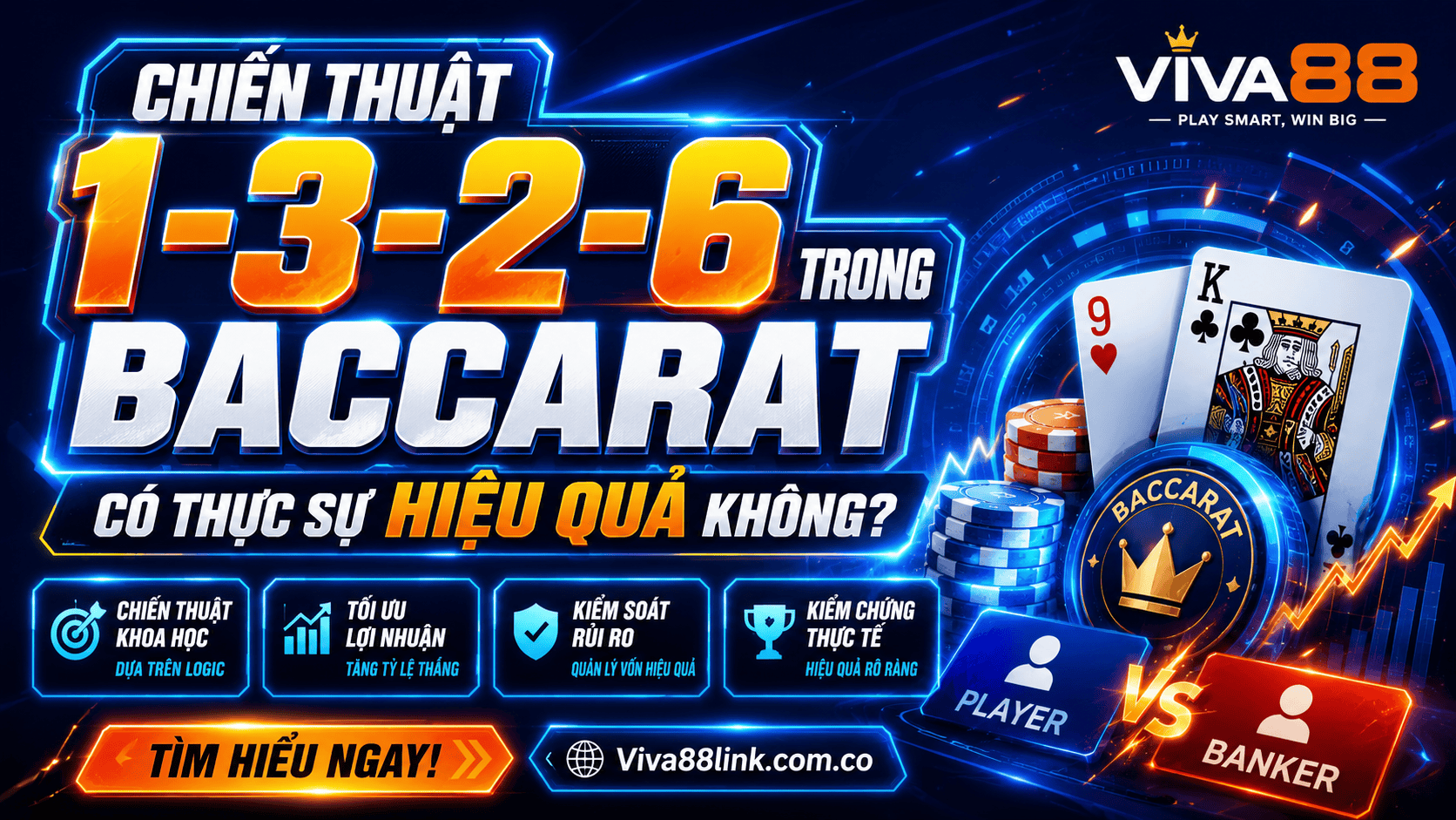 Chiến thuật 1-3-2-6 trong Baccarat có thực sự hiệu quả không? Chiến thuật 1-3-2-6 trong Baccarat có thực sự hiệu quả không?
