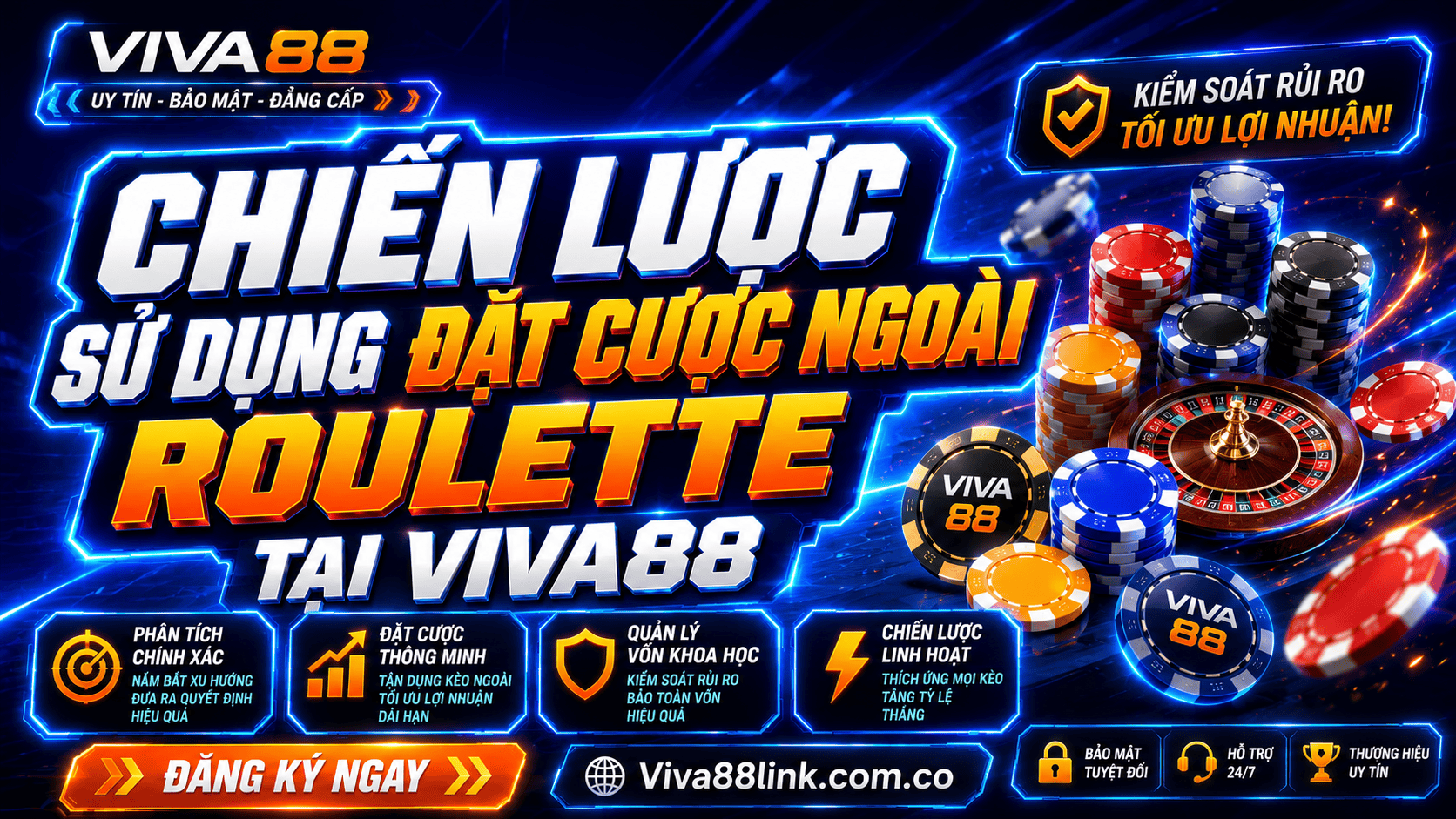 Chiến lược sử dụng cược ngoài Roulette tại Viva88 Chiến lược sử dụng cược ngoài Roulette tại Viva88