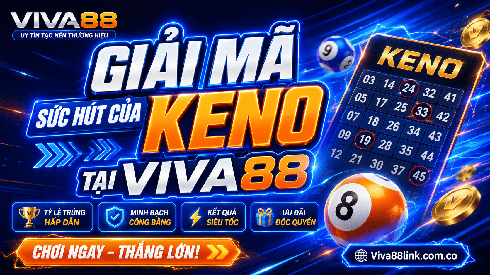 Giải mã sức hút của Keno: Chọn số đơn giản, săn thưởng cực nhanh Giải mã sức hút của Keno: Chọn số đơn giản, săn thưởng cực nhanh