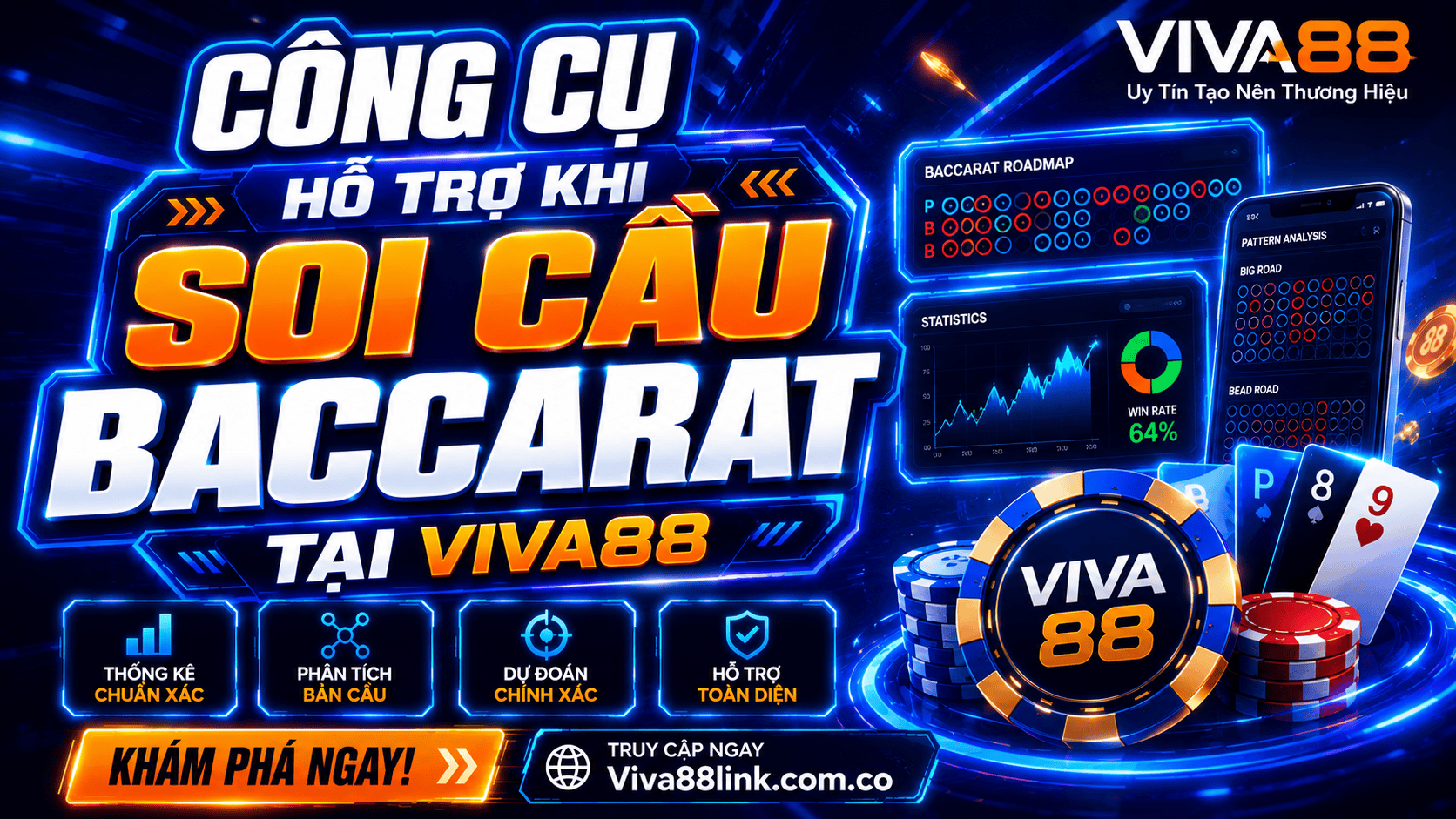 Công cụ hỗ trợ khi soi cầu Baccarat tại Viva88 Công cụ hỗ trợ khi soi cầu Baccarat tại Viva88
