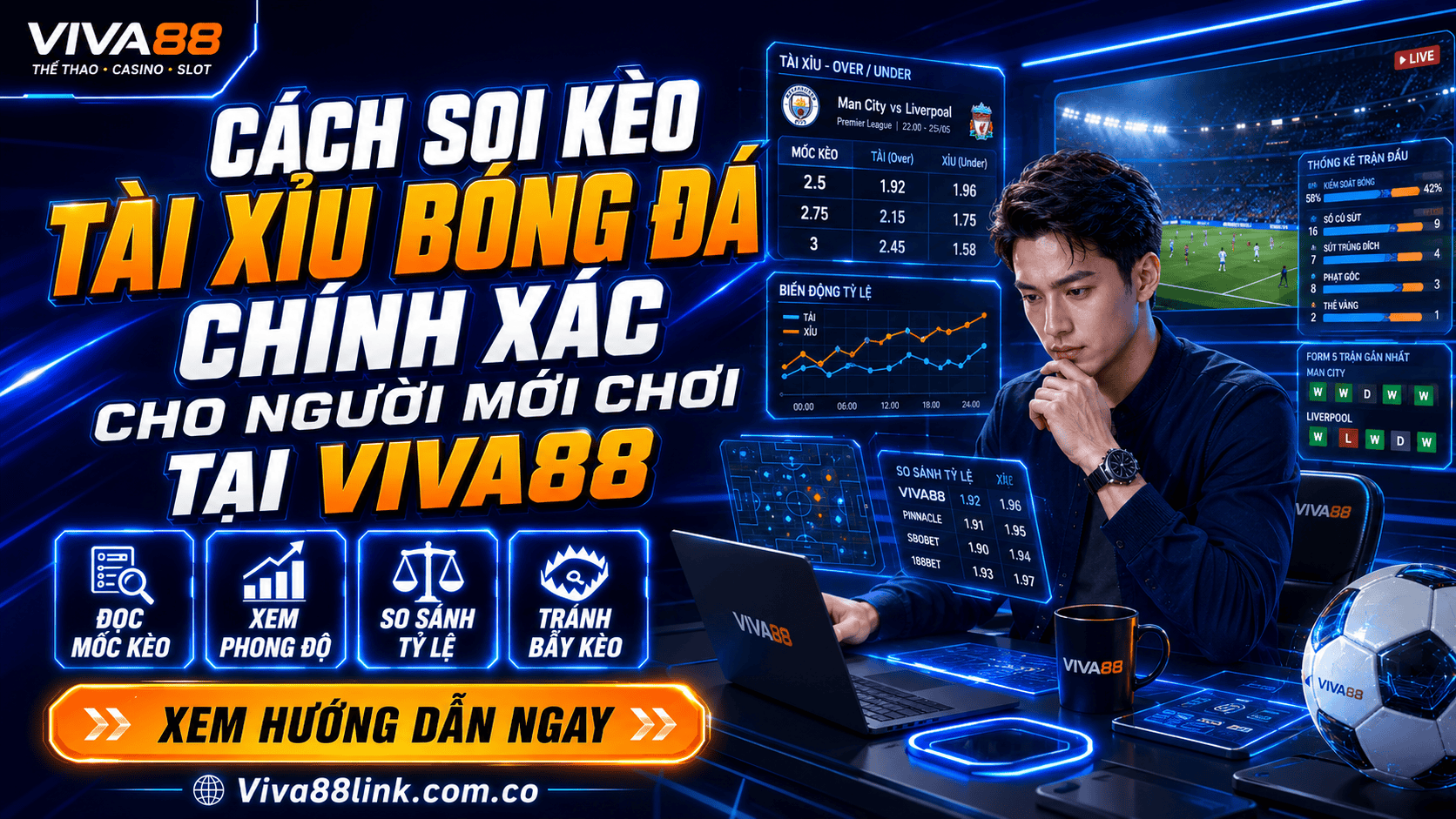 Đọc biến động kèo và chọn thời điểm cược tại Viva88 Đọc biến động kèo và chọn thời điểm cược tại Viva88