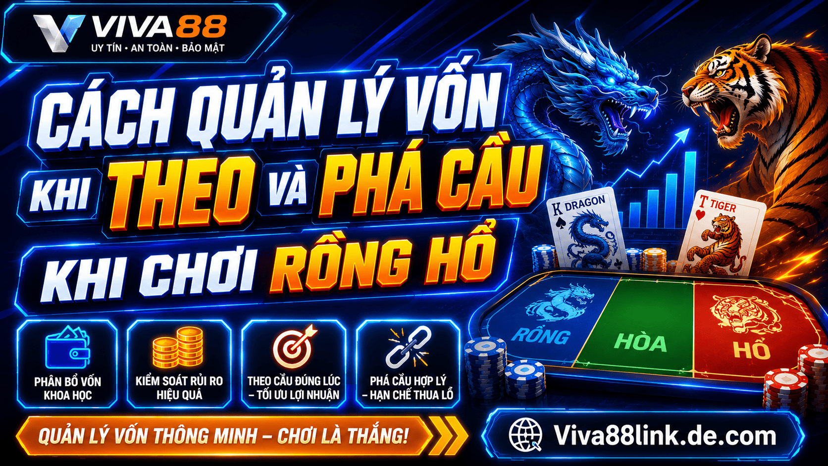 Cách quản lý vốn khi theo và phá cầu khi chơi Rồng Hổ Cách quản lý vốn khi theo và phá cầu khi chơi Rồng Hổ