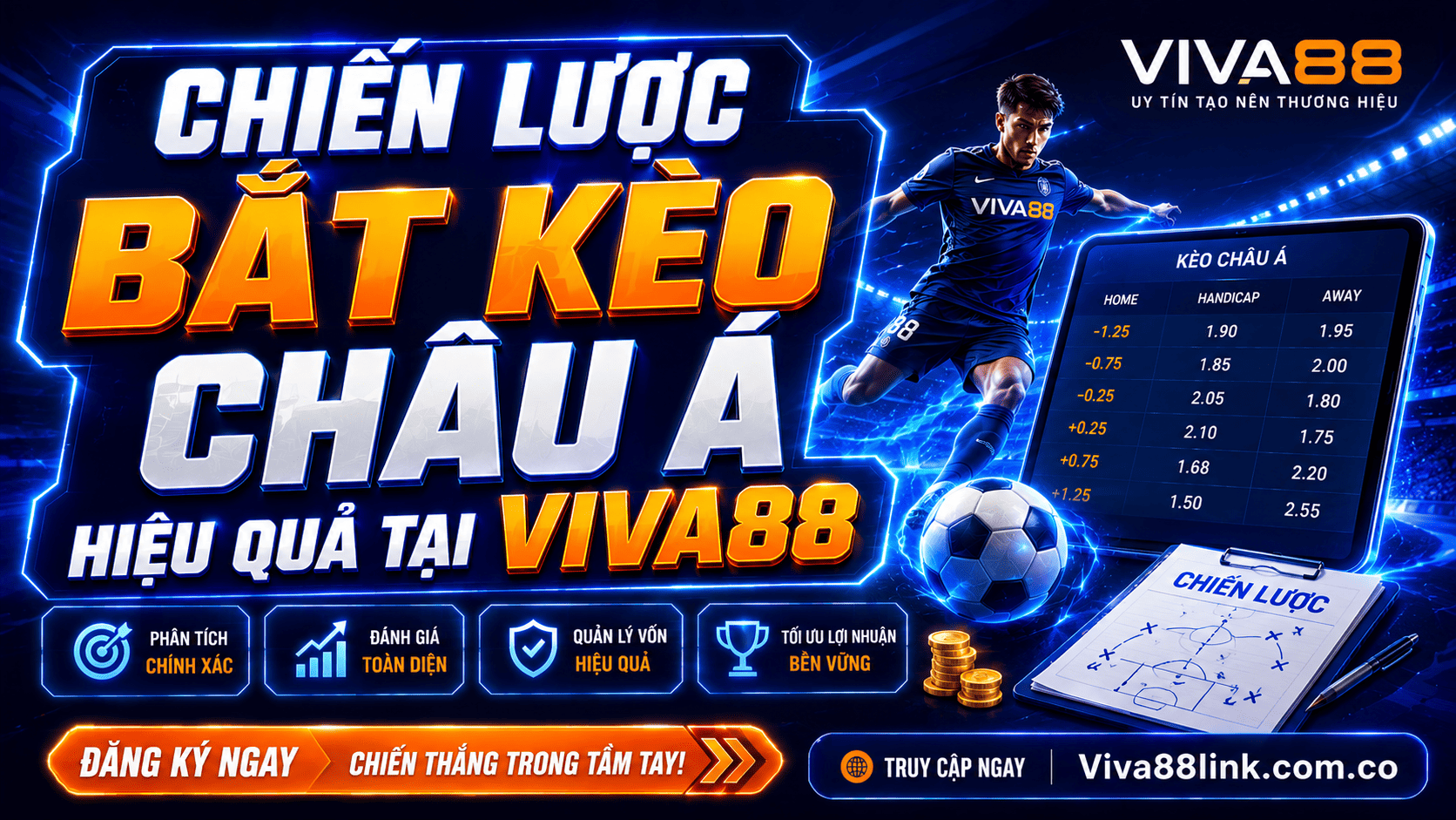 Chiến lược bắt kèo châu Á hiệu quả tại Viva88 Chiến lược bắt kèo châu Á hiệu quả tại Viva88
