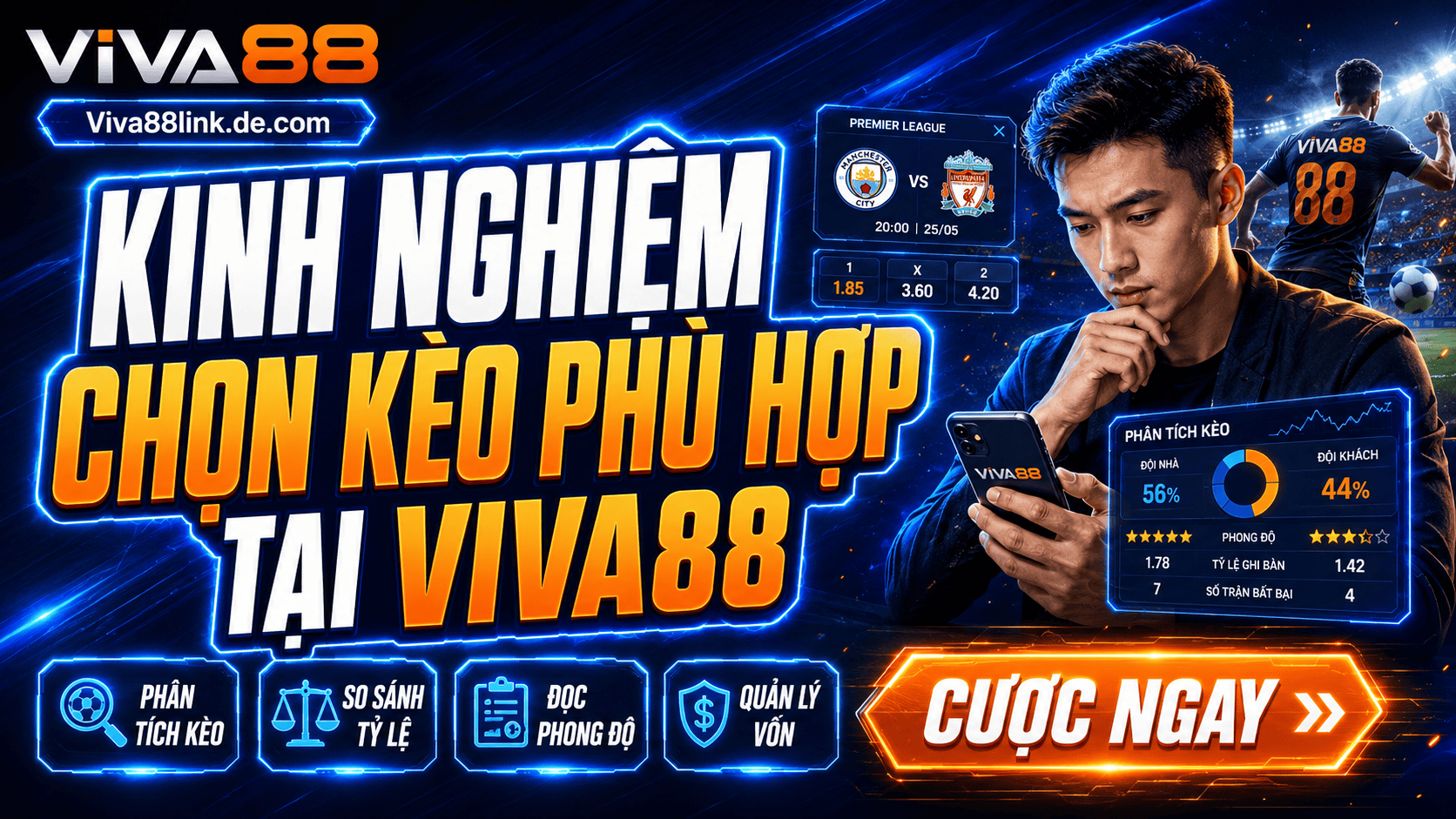 Kinh nghiệm chọn kèo phù hợp tại Viva88 Kinh nghiệm chọn kèo phù hợp tại Viva88