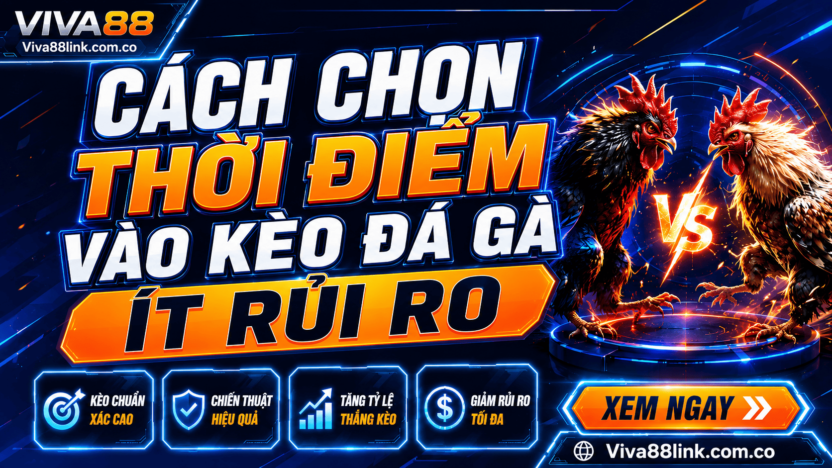 Chọn thời điểm vào kèo đá gà ít rủi ro Chọn thời điểm vào kèo đá gà ít rủi ro