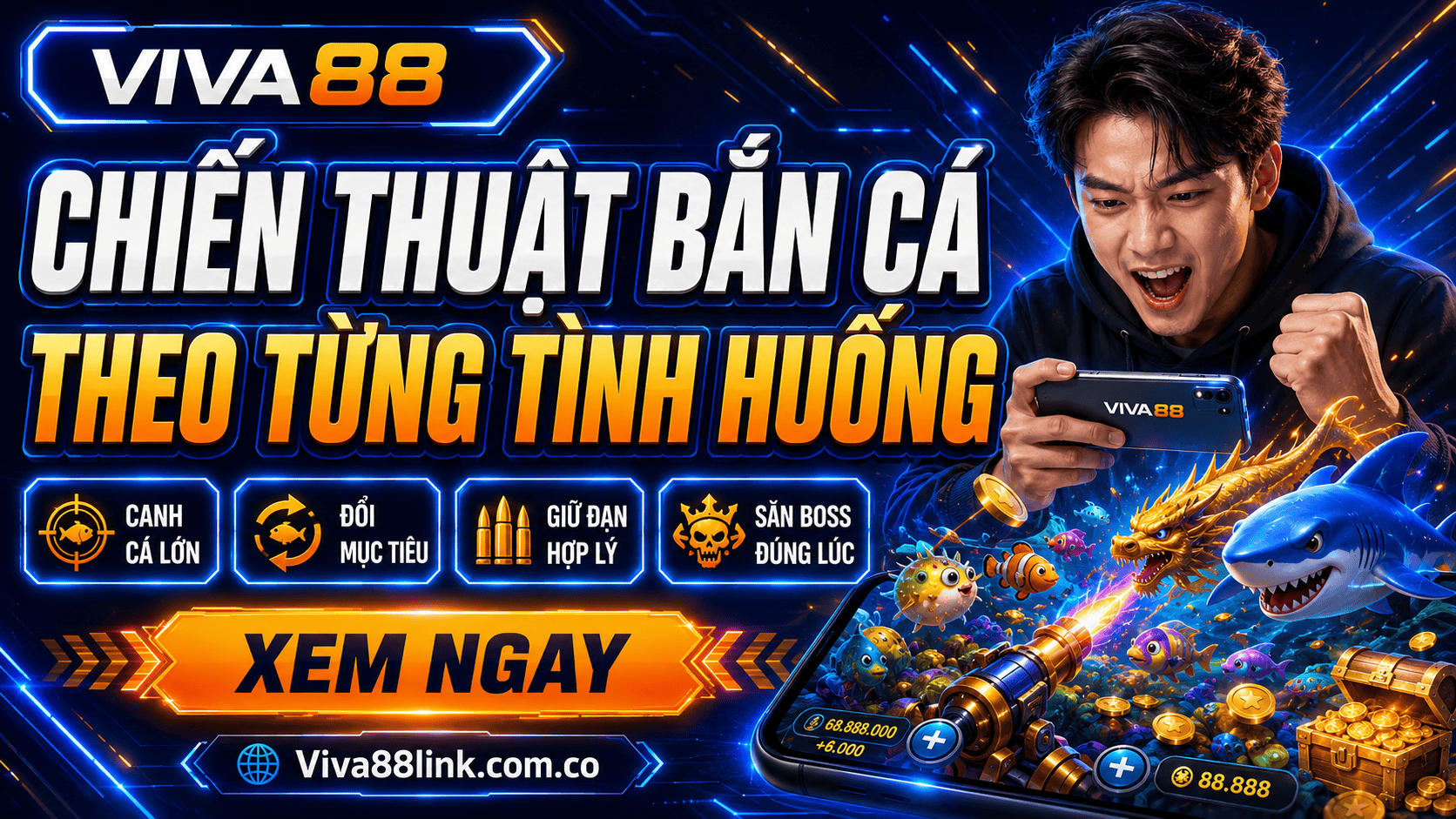 Chiến thuật bắn cá theo từng tình huống Chiến thuật bắn cá theo từng tình huống