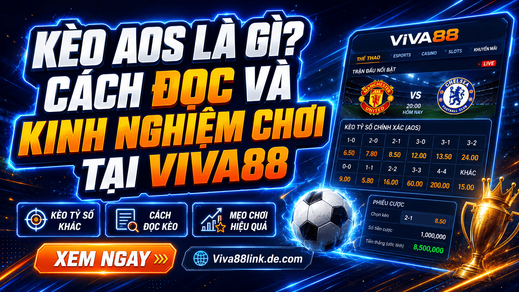 Kèo AOS là gì? Cách đọc và kinh nghiệm chơi tại Viva88 Kèo AOS là gì? Cách đọc và kinh nghiệm chơi tại Viva88
