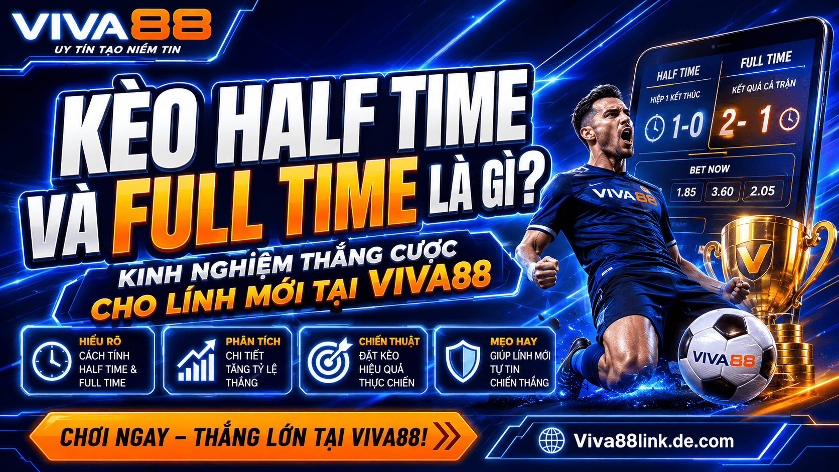 Kèo Half Time và Full Time là gì? Kinh nghiệm thắng cược cho lính mới Kèo Half Time và Full Time là gì? Kinh nghiệm thắng cược cho lính mới