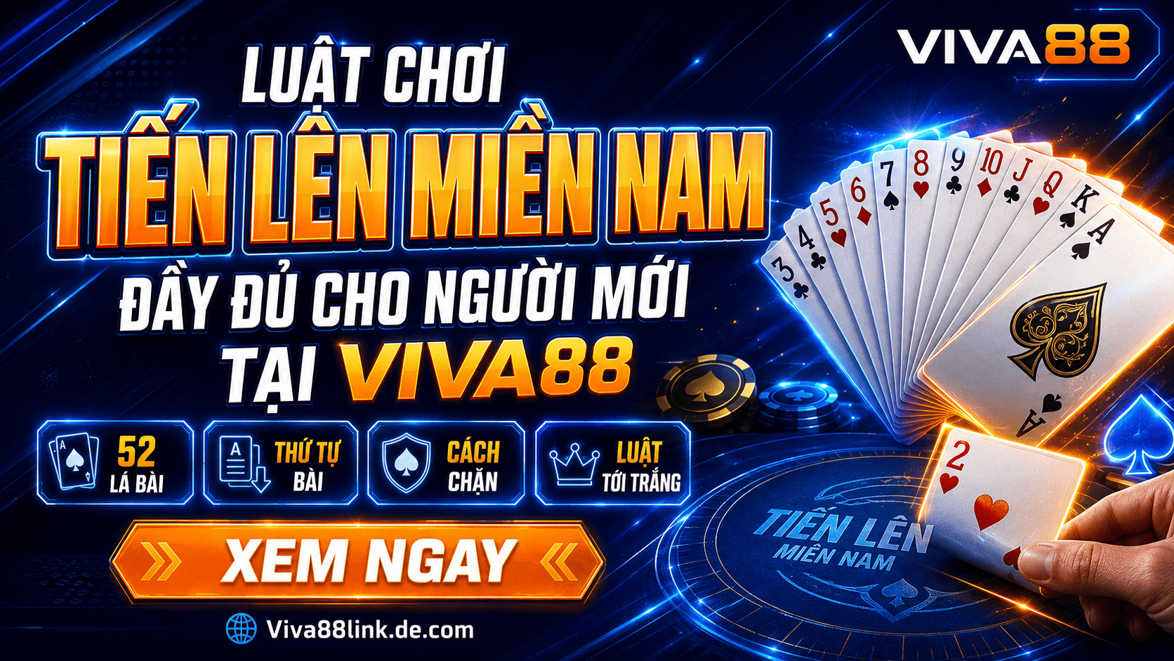 Luật chơi tiến lên miền Nam đầy đủ cho người mới tại Viva88 Luật chơi tiến lên miền Nam đầy đủ cho người mới tại Viva88