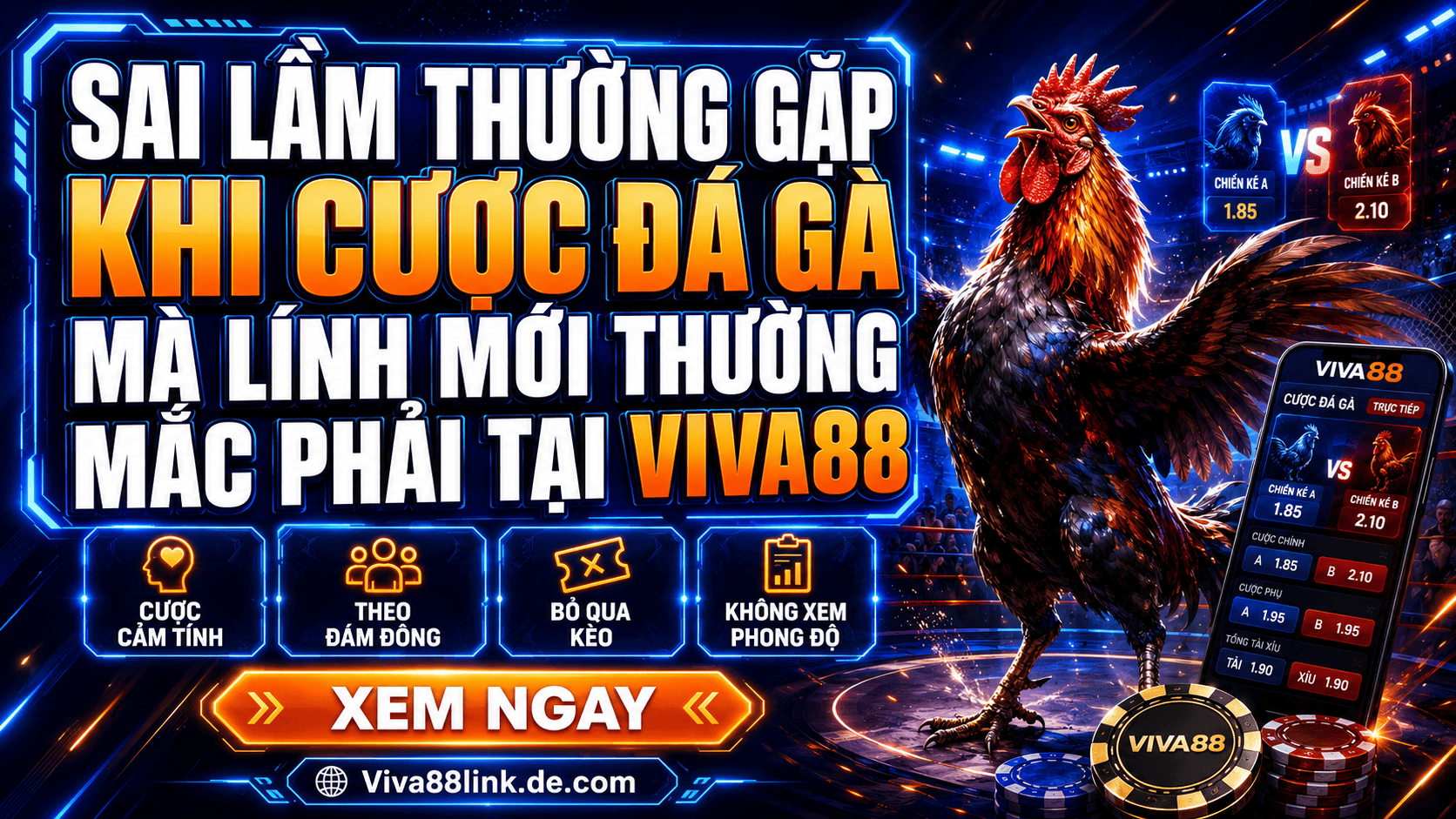 Sai lầm thường gặp khi cược đá gà mà lính mới thường mắc phải Sai lầm thường gặp khi cược đá gà mà lính mới thường mắc phải
